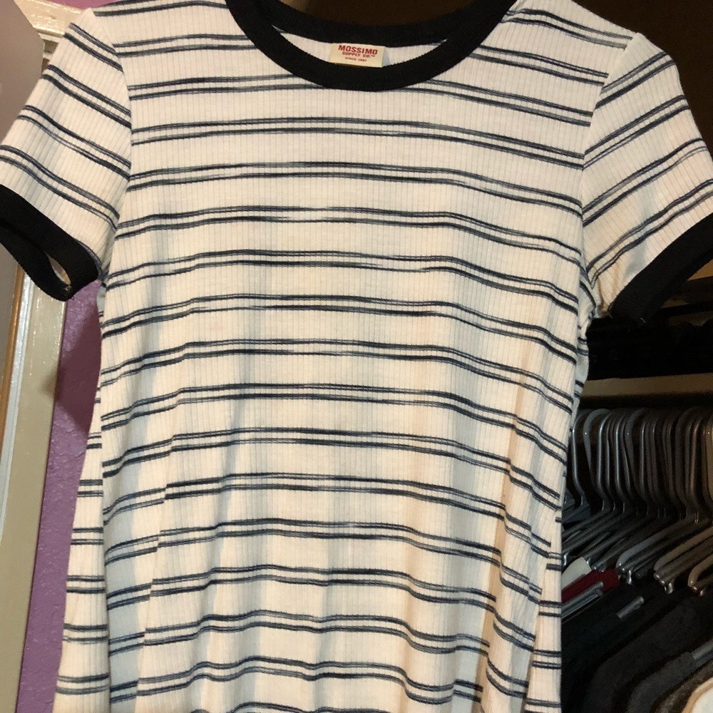 Black & white striped shirt, Mossimo